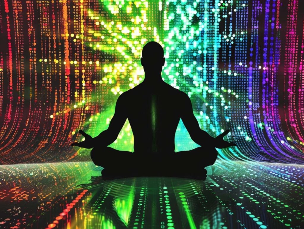 Zen Computing Peaceful - Midjourney Art Kerry Kriger 2